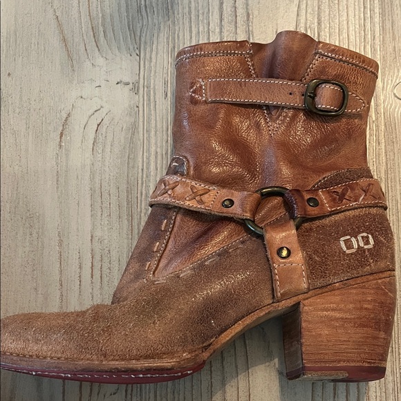 Bed Stu octane ankle hardness boots caramel brown boots size 9 women’s - Picture 2 of 16
